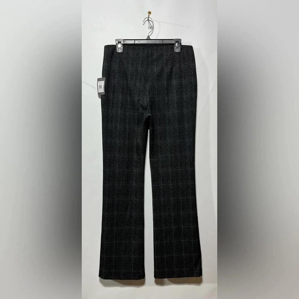 NWT Lysse Tall Black Plaid Pull On Wide Leg Pants XL - Picture 2 of 9